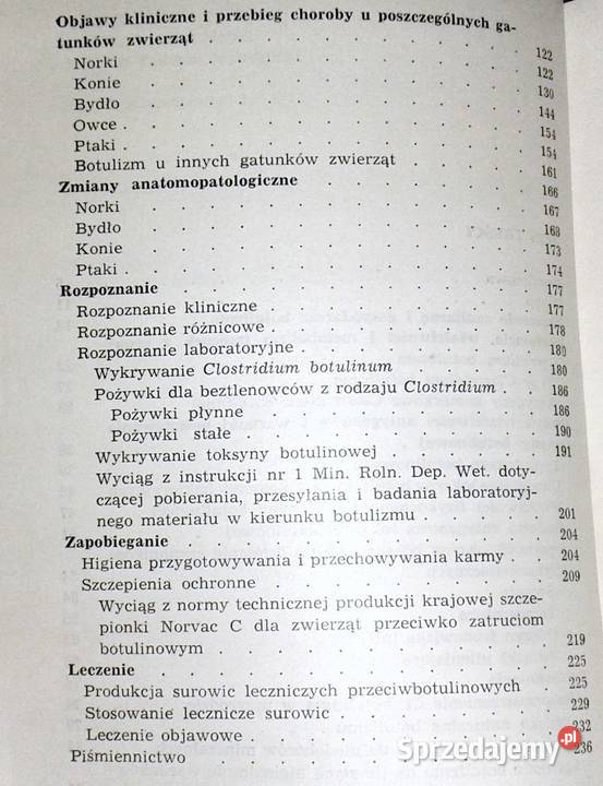 Botulizm zwierząt domowych i dzikich J Chełm