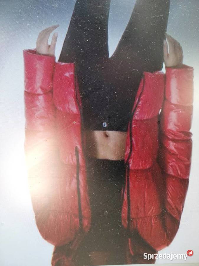 kurtka ocieplana lekka czerwona Nowa 42 44 Wrocław