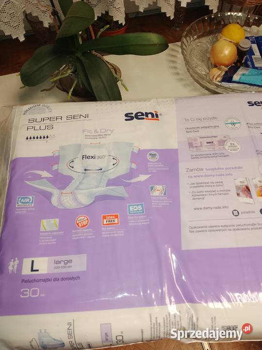 Pieluchomajtki doroslych rozmiar L 30 sztuk Zochcin sprzedam