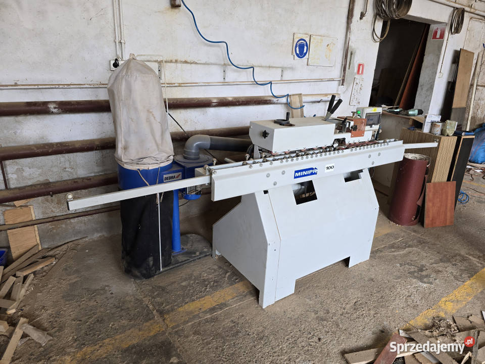 Półautomatyczna okleiniarka MINIPROF 100 2007 r Gronowo Górne