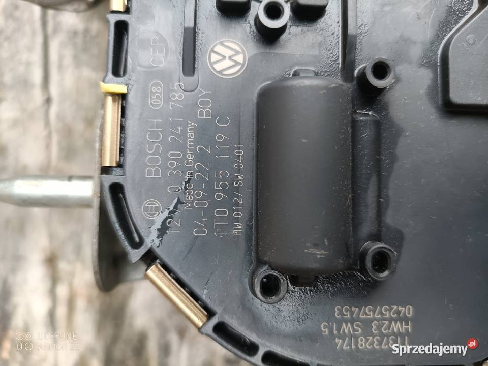 Mechanizm wycieraczek z silniczkiem Pamiątkowo
