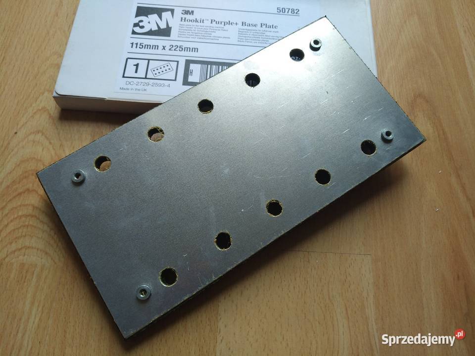 3M Hookit Purple base plate SSPF 115 x 225 50782 Gorzów Wielkopolski