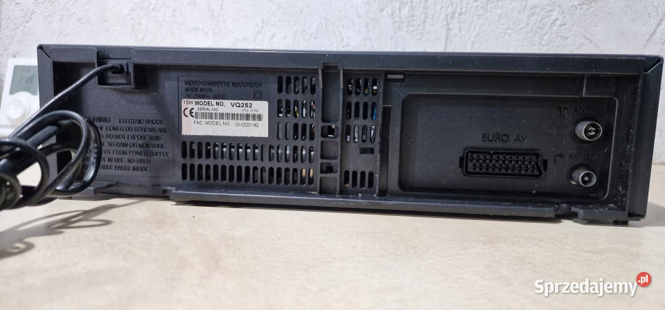Video magnetowid Daewoo VQ252 VQ 252 VHS Międzychód