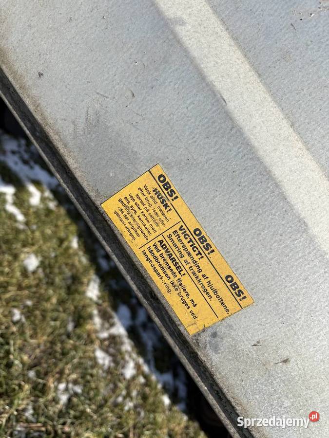 Przyczepa samochodowa Broshuis Konin