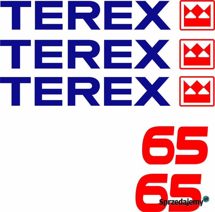 Naklejki Terex TL65 zamienniki kujawsko-pomorskie Bydgoszcz