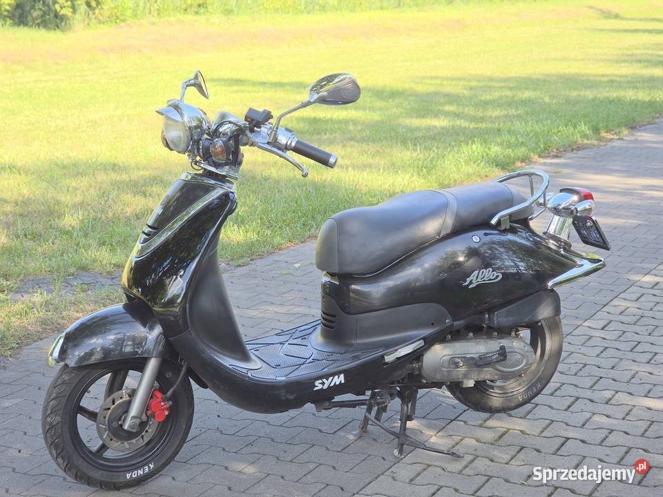 SYM Allo 50 ccm 4t retro style szeroka czarny