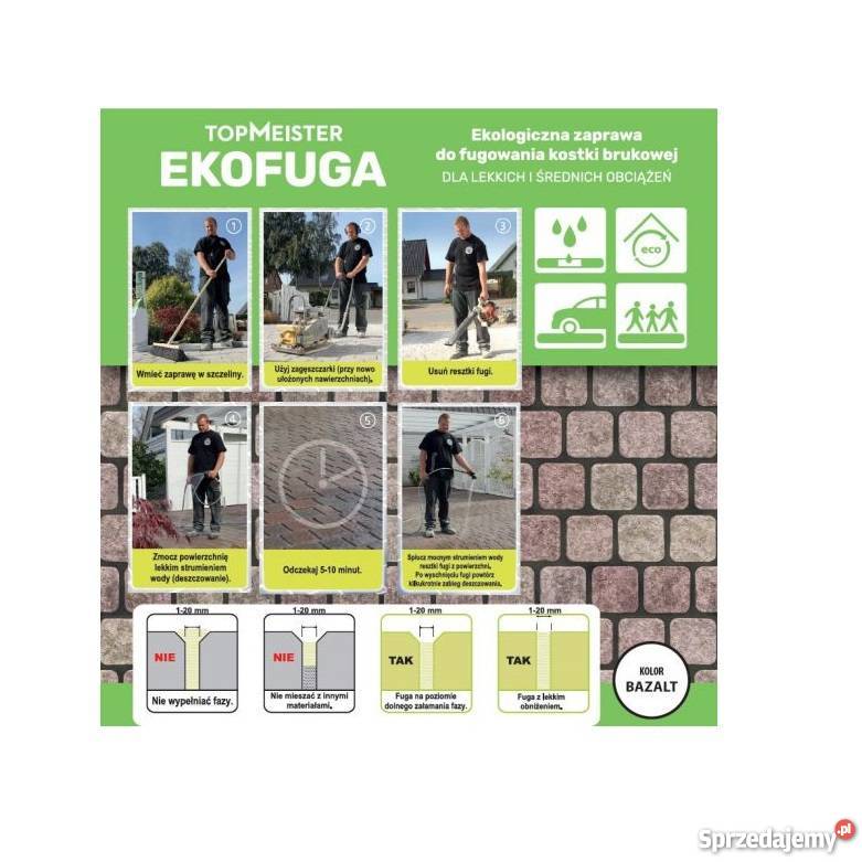 TopMeister Ekofuga kolor bazalt worek 25 Brzeg Dolny