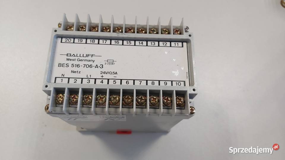 Zasilacz BALLUFF BES 516706A3 mazowieckie Wyszków sprzedam