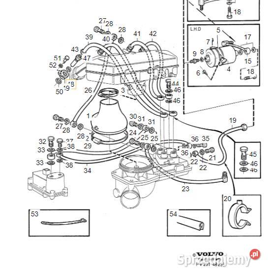 VOLVO 240 260 740 760 940 960 oring ukladu Bielany Wrocławskie sprzedam
