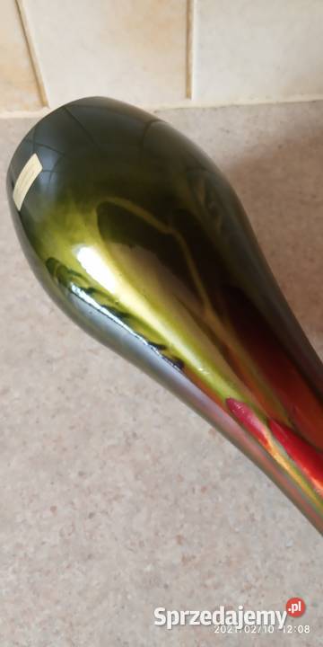 vintage wysoki wazon Porcelana i szkło Nowy Targ