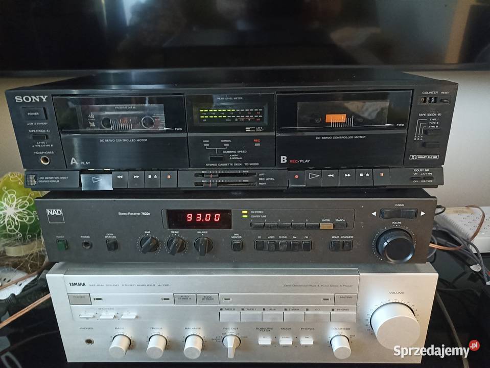 Deck magnetofon Sony TCW200 wymianie pasków i Oświęcim