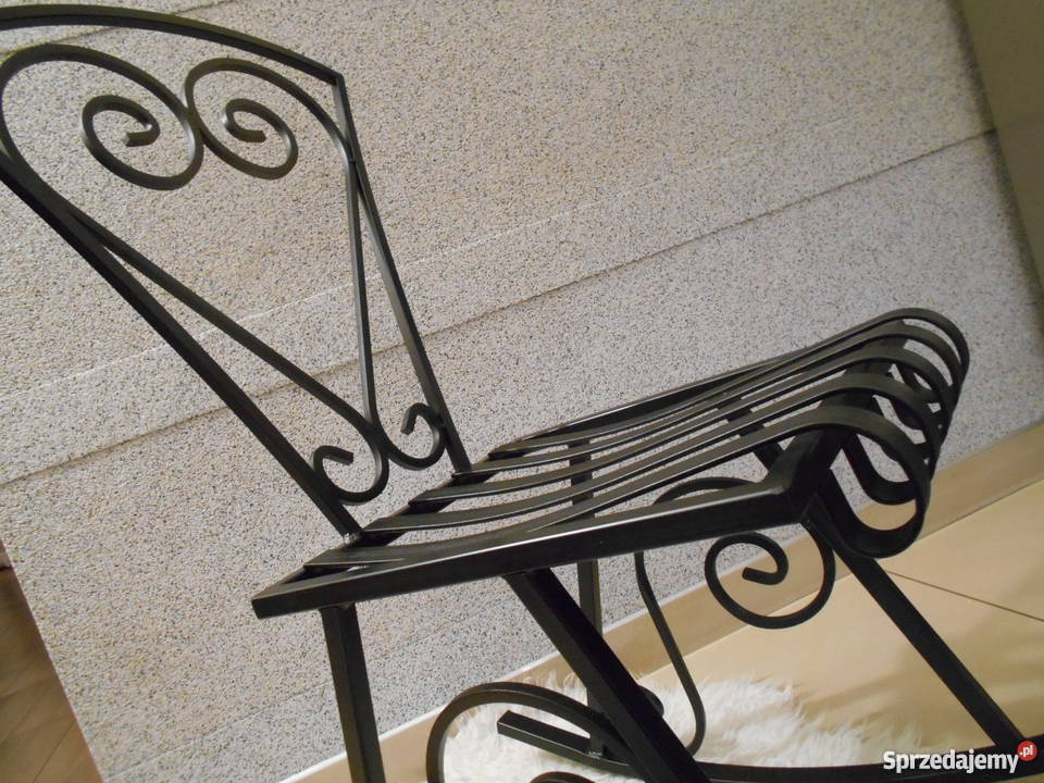 Fotel bujany krzesło bujak metaloplastyka Belsoo Oświęcim