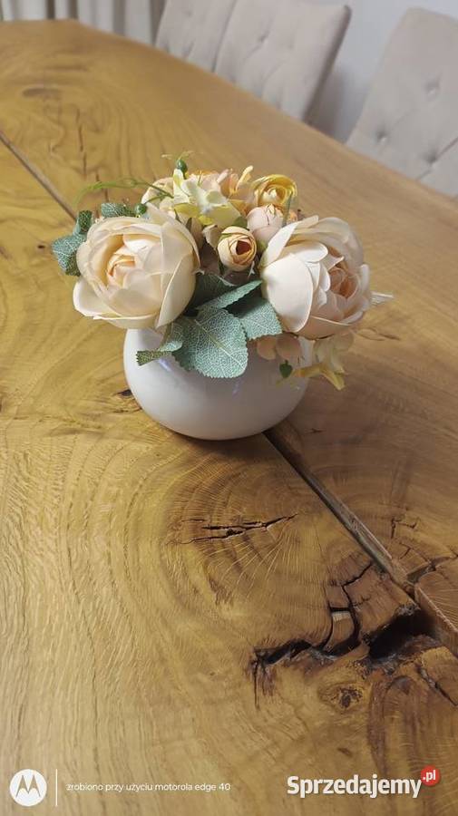 Kompozycja w wazoniku ceramicznym Polnix Ciechanów