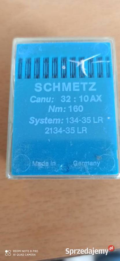 Schmetz system 13435 LR160 Konary