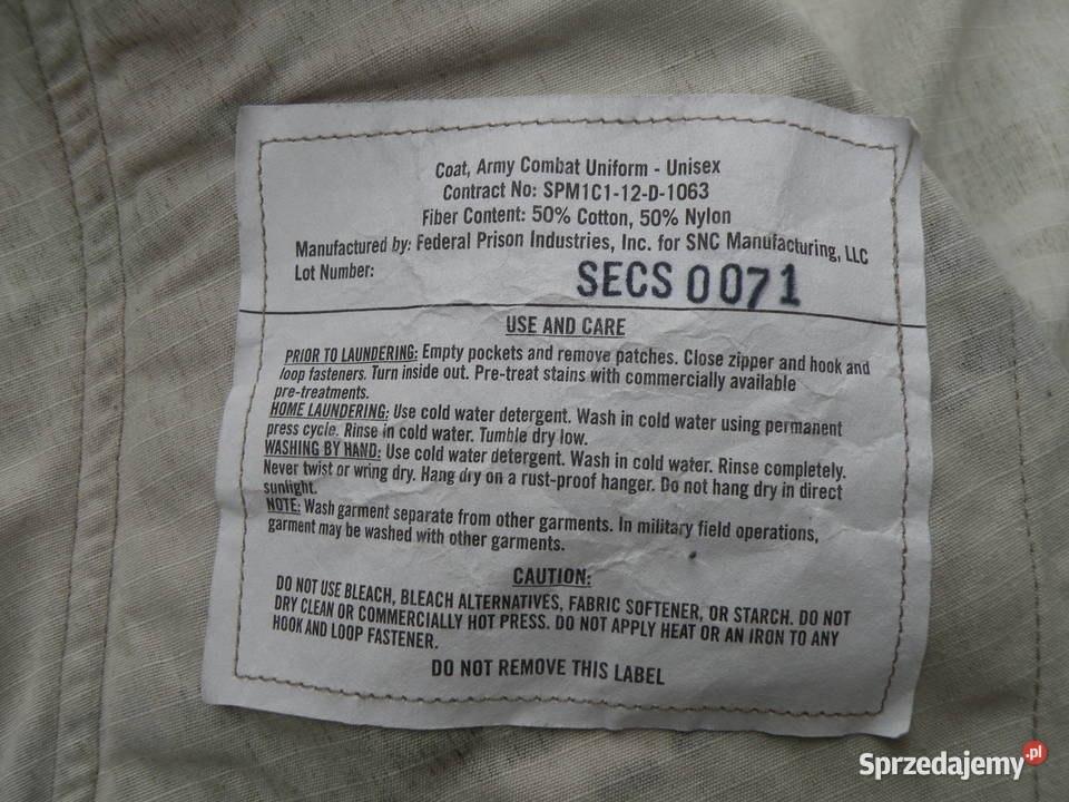 Bluza ACU multicam OCP large short