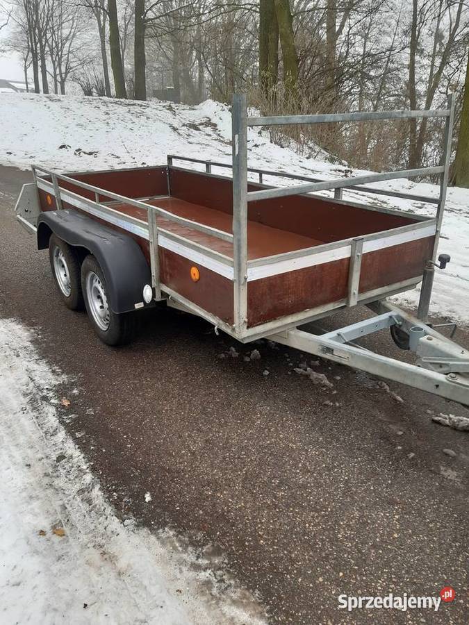 Przyczepka samochodowa dwu osiowa DMC 2T