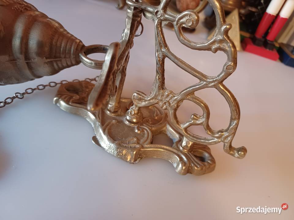 Dzwonek z motywem myśliwskim Mosiądz Poznań