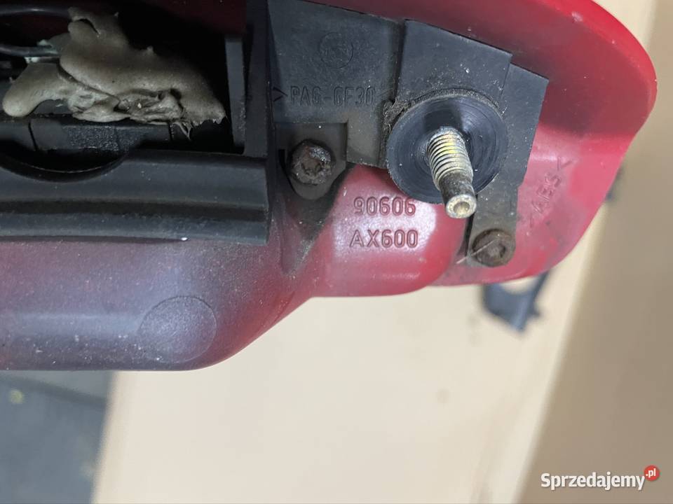 90606AX600 klamka mikrostyk tył Nissan Micra k12 zachodniopomorskie Szczecin