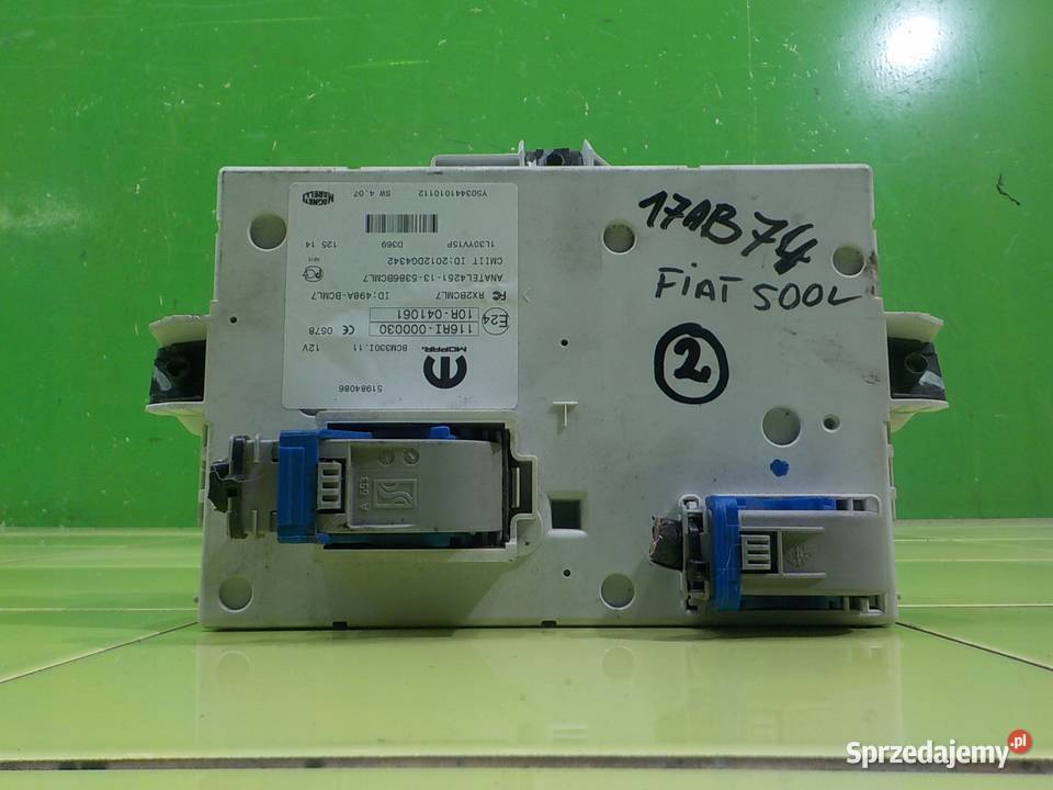 FIAT 500L 14 B 14r 5D skrzynka bezpiecznikow BSI osobowe