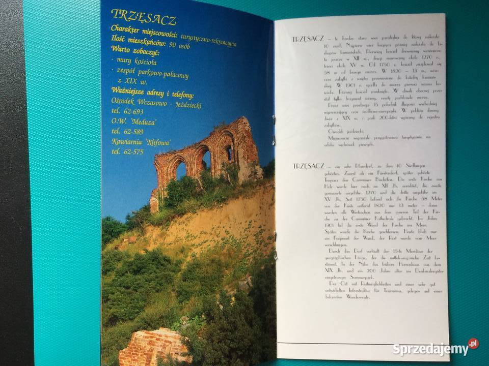 3461 Wybrzeże Rewalskie Przewodnik Gminie Rewal Antykwariat Szczecin