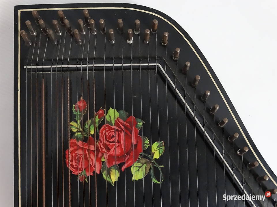 Stara cytra gitarowa GitarrZither nuty pudełko