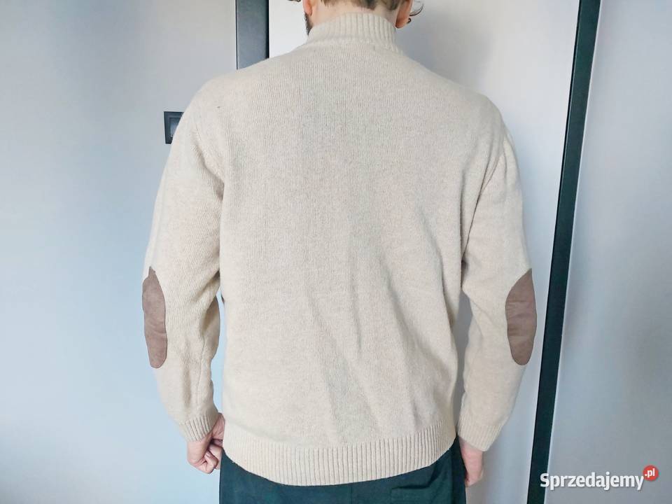 sweter wełniany Recman męski na zamek merino wielkopolskie Poznań sprzedam