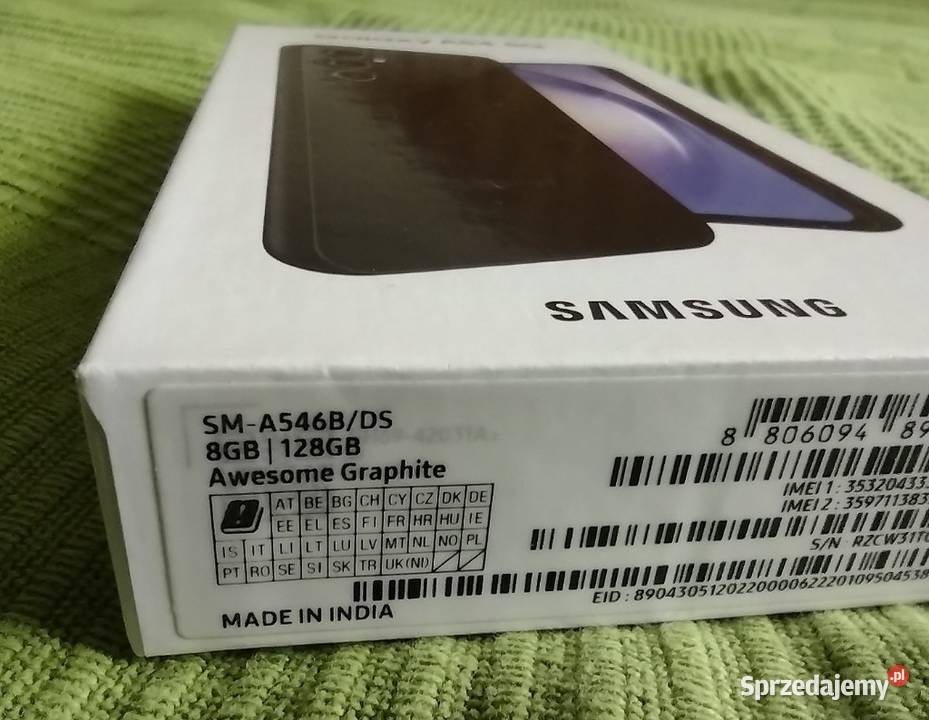 Nowy Smartfon Samsung Galaxy A54 5G 8 GB 128 GB Rzeszów sprzedam