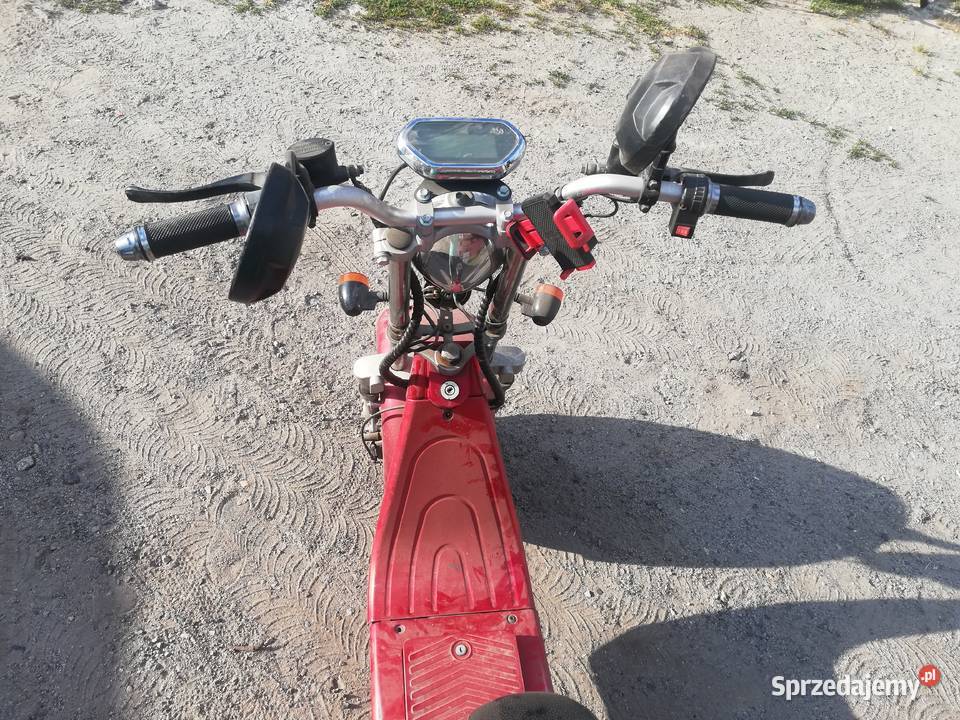 Skuter elektryczny Chopper SPRAWNY ale bez Trzebiel