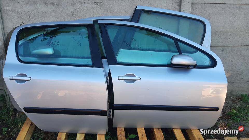 drzwi kompletne Peugeot 307 0105r lak EZRC prawe Dębno