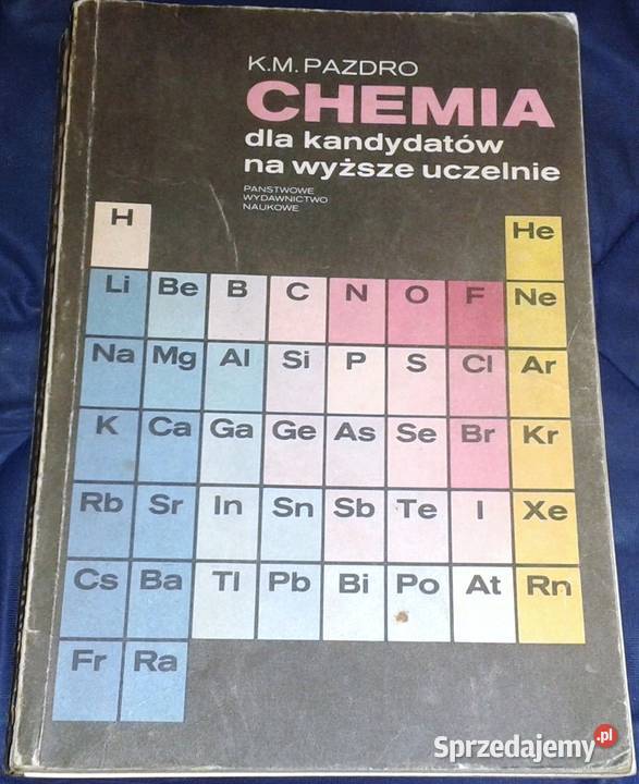 Chemia kandydatów na wyższe uczelnie K M Pazdro Pozostałe