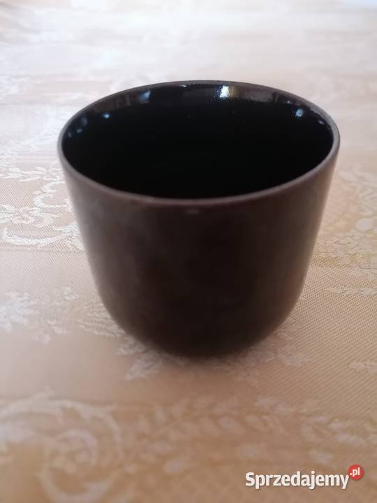 Naczynie ceramiczne wys7 szer75Ciemny brąz Łódź sprzedam