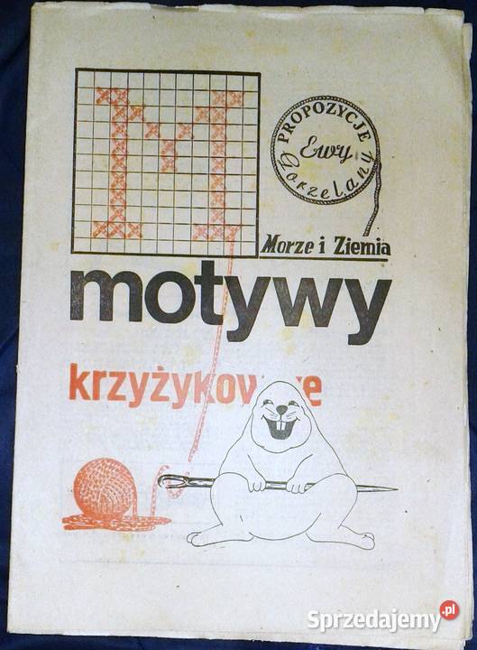 Motywy krzyżykowe Morze i Ziemia Ewa Gorzelany Rok wydania 1985 Chełm