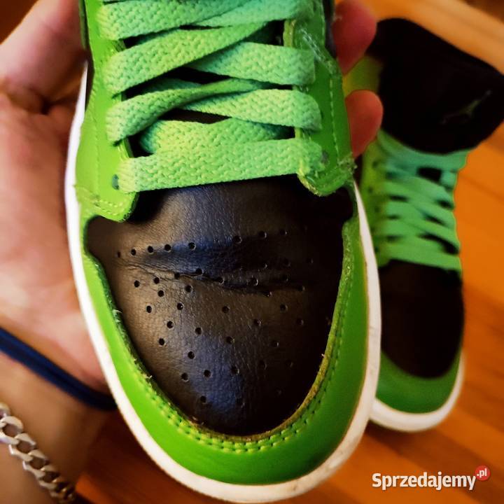 Buty Nike Air Jordan 1 Mid Zielone Czarne 385 Bytom