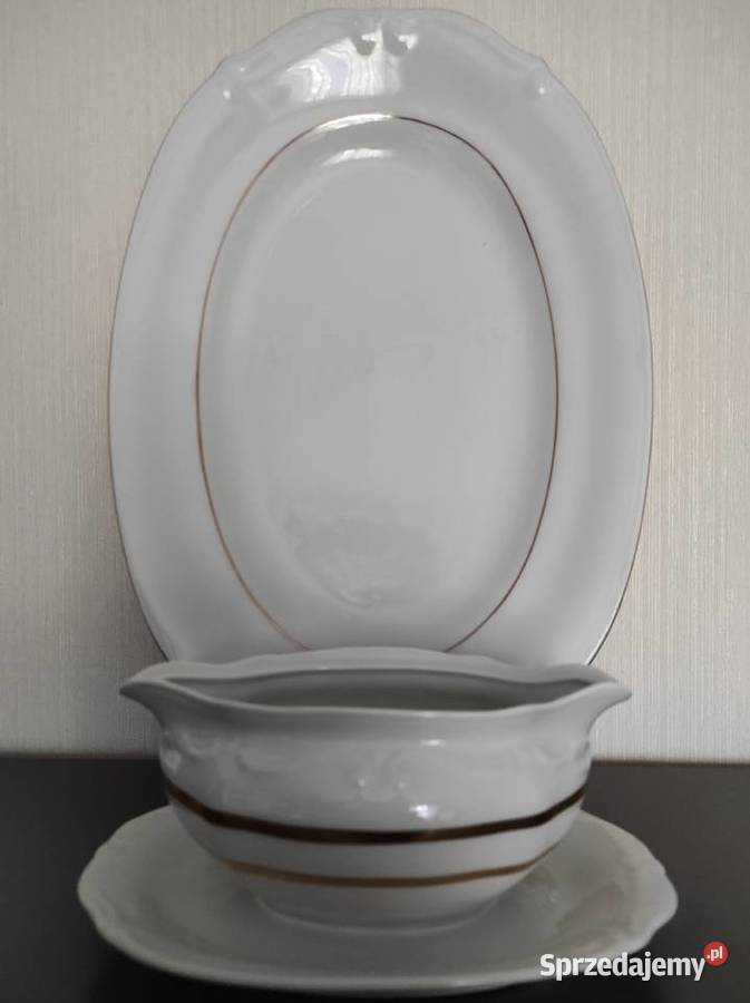 Półmisek duży sosjerka stara porcelana Chodzież podlaskie Białystok