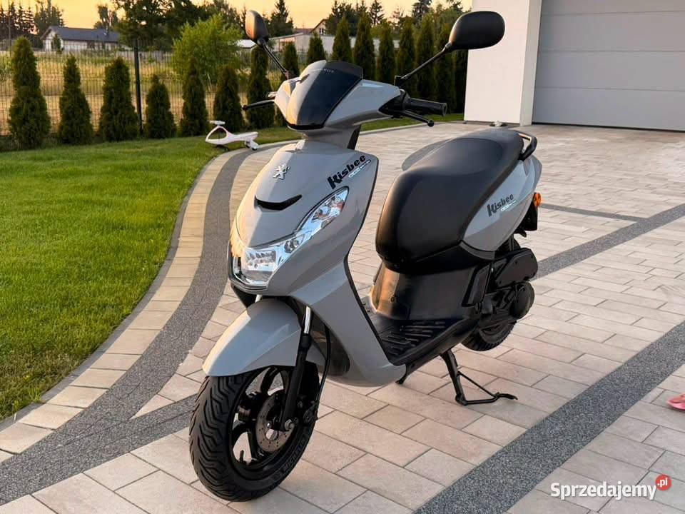 Skuter Peugeot Kisbee 2017r 50cc 2t BLACK Siedlce sprzedam