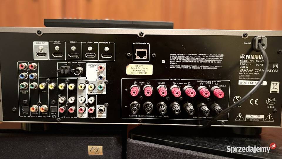 Głośniki Technics wzmacniacz Yamaha Radom