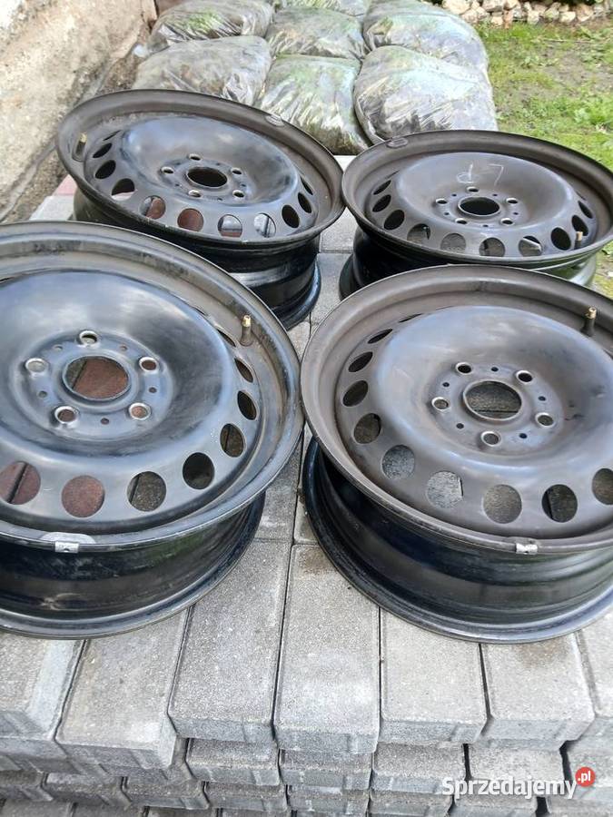 Felgi stalowe 6Jx15H2 ET43 5x112 VW Golf 5 6 7 stalowe Zagrodno