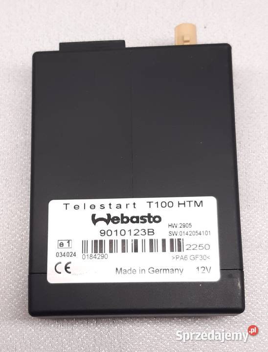 MODUŁ STEROWNIK WEBASTO TELESTART T100HTM 9010123B