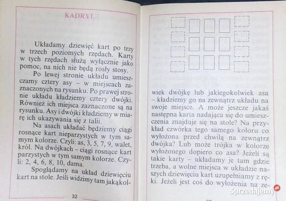 19 pasjonujących pasjansów Edyta Strzelecka Rok wydania 1992 Chełm sprzedam
