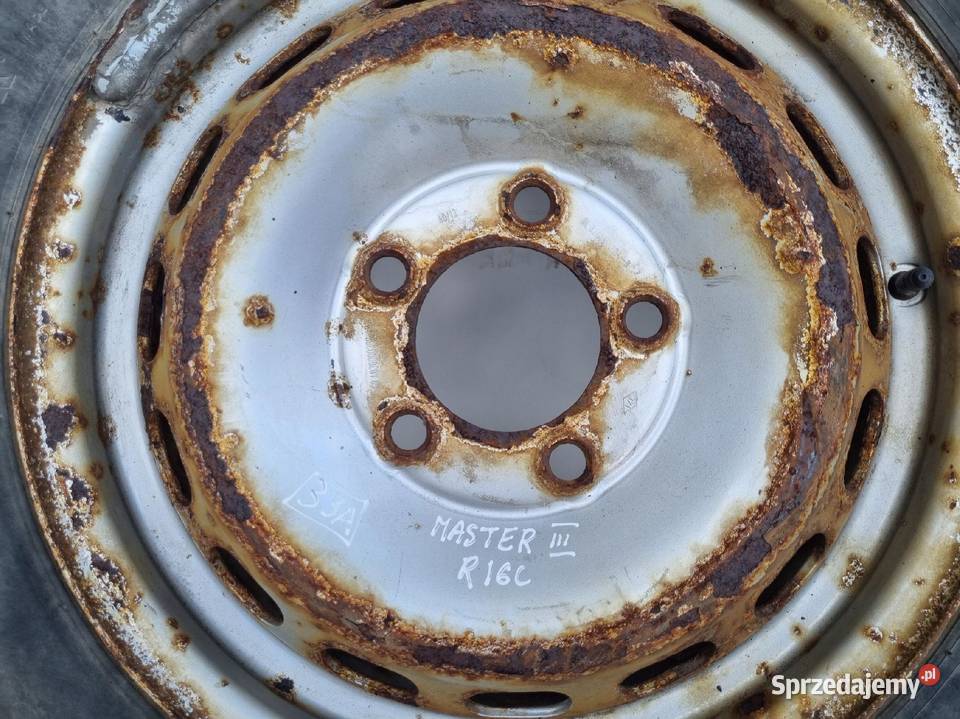 Renault Master III Movano B OPONA KOŁO ZAPASOWE stalowe