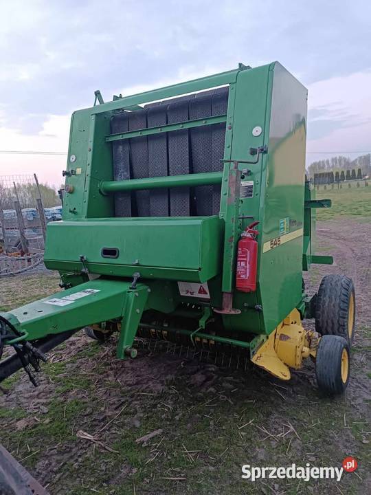 Prasa John Deere 545 na siatkę sznurki małe Czarże