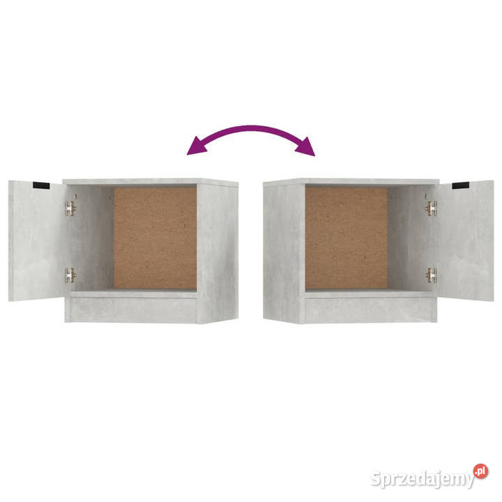 Szafki nocne 2 szarość betonu 40x39x40 WM811205 Szafki Warszawa