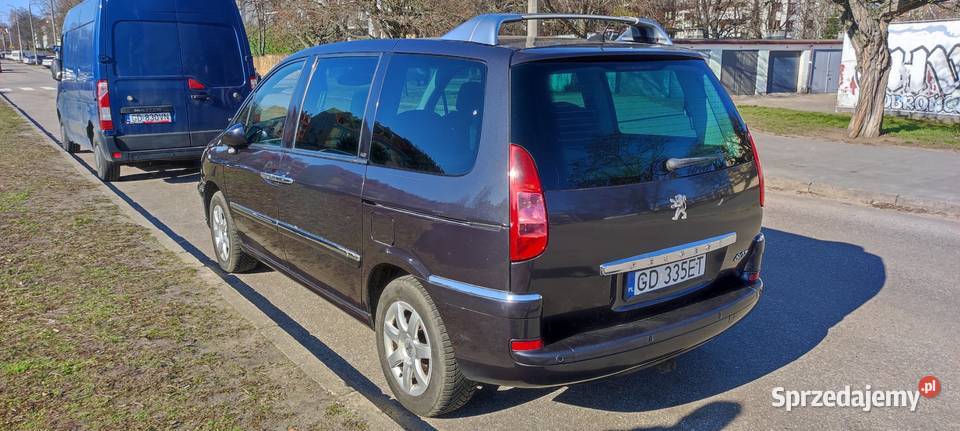Sprzedam Peugeot 807 HDi 136 Premium 8 osobowy lakier metallic 807 pomorskie Gdańsk