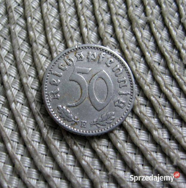 Niemcy 50 Reicbspfennig 194or E Kalisz