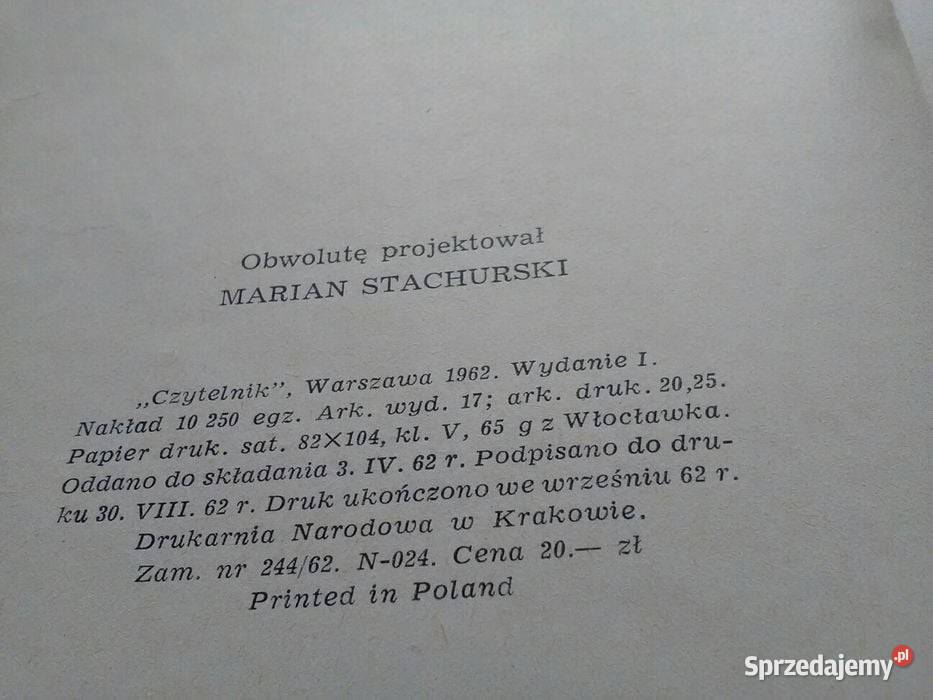 Obecny książka 1962r PRL