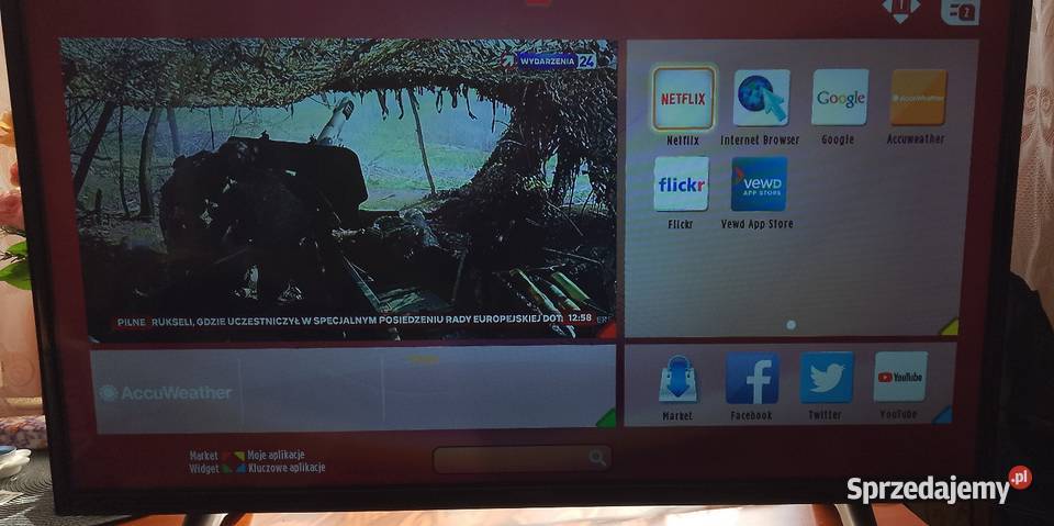 Telewizor Hitachi 40 Smart Wifi Netflix DVBT2 Płock