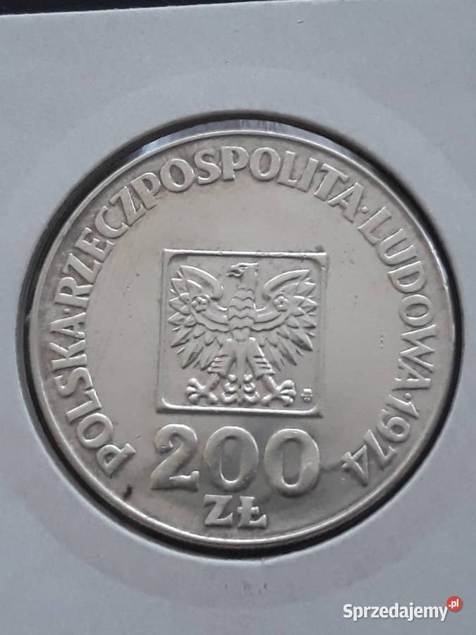 200 XXX Lat PRL 1974 r 9 Mennicze Konin
