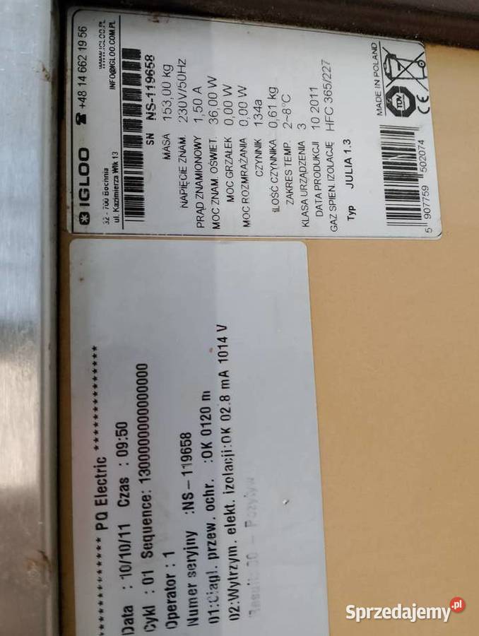 Witryna cukiernicza Igloo Julia 13 dolnośląskie Wrocław