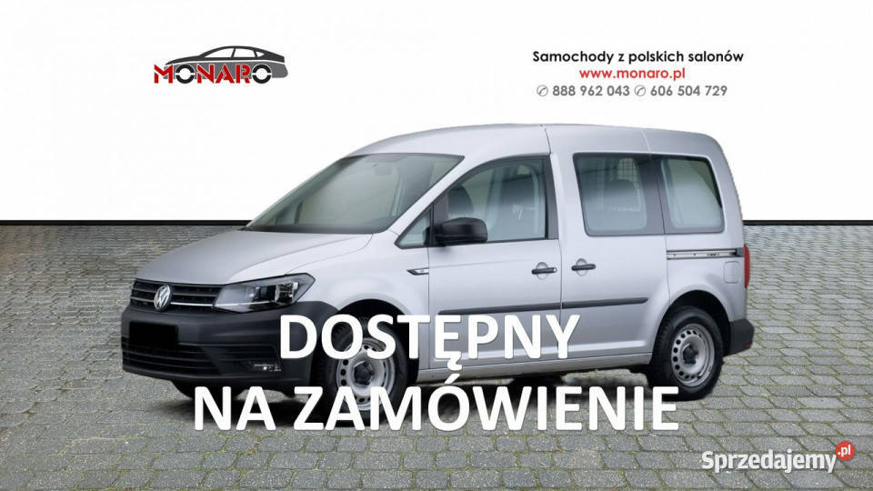 Volkswagen Caddy SALON POLSKA Dostępny na pełny VAT Włocławek