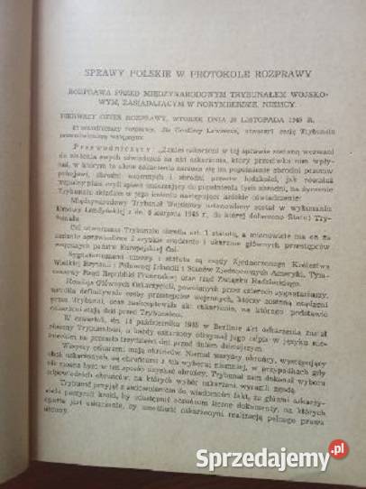 Sprawy polskie w procesie norymberskim Cyprian Łódź